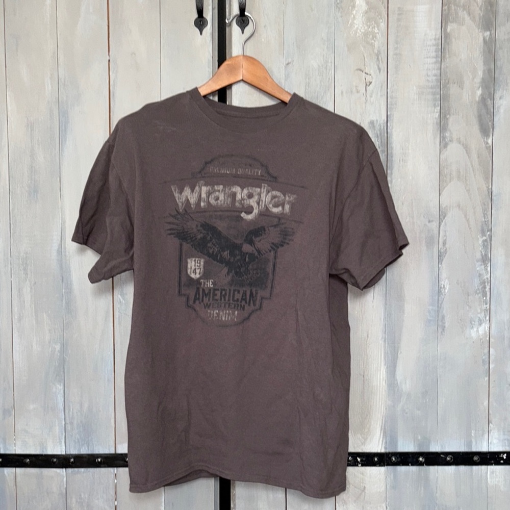 Wrangler Men's Gray Graphic T-Shirt
